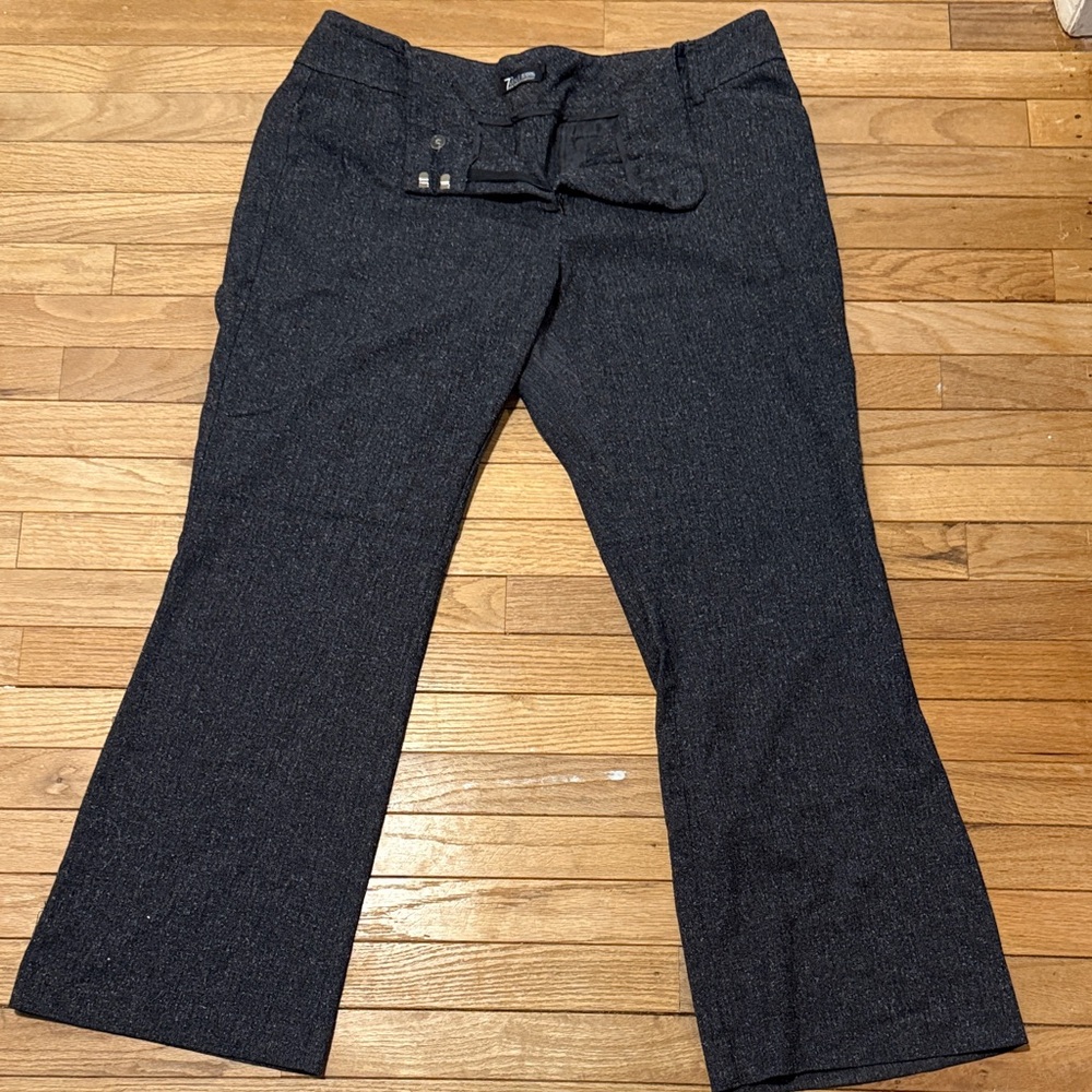 New York & Company Charcoal Pantsuit 7th Avenue Suiting Collection